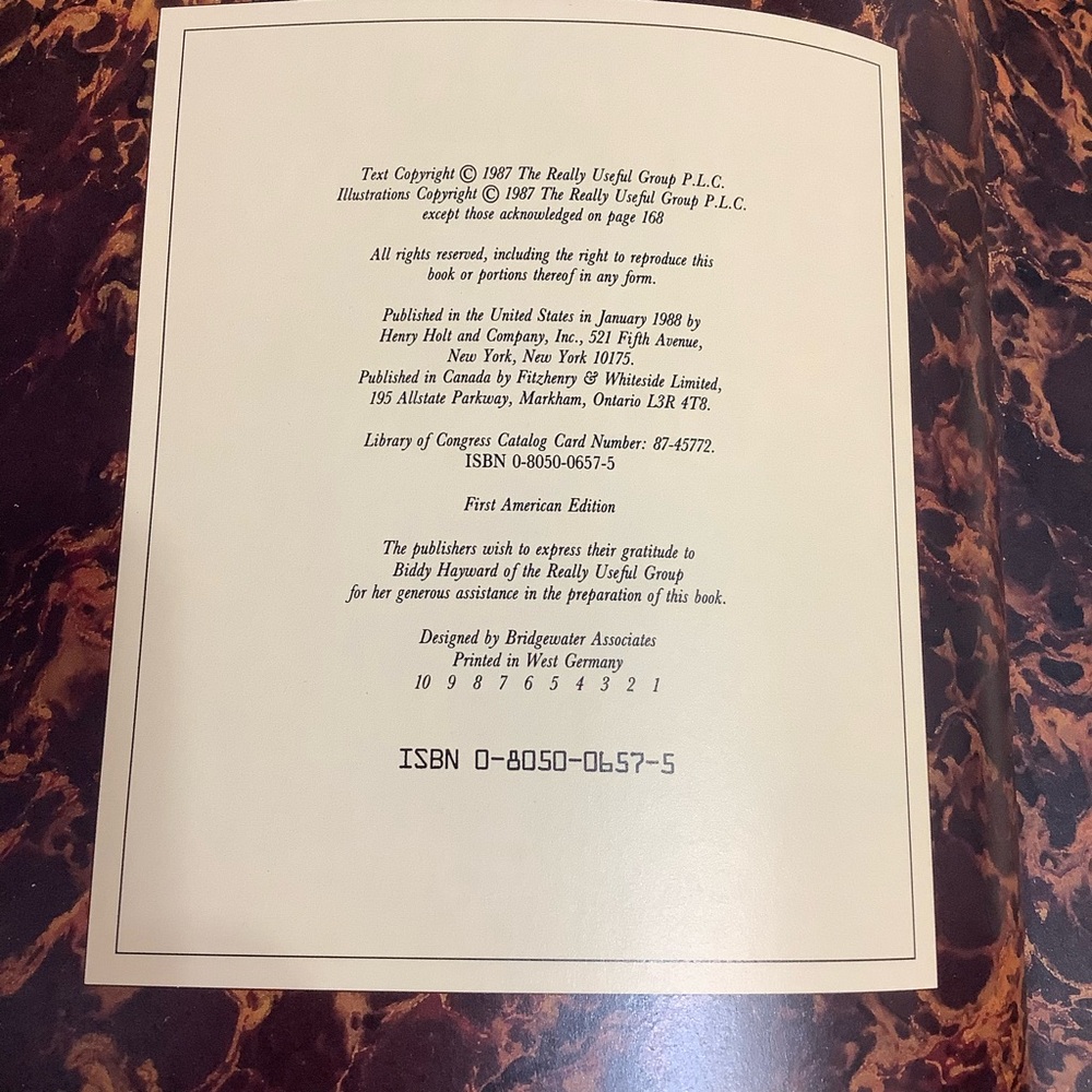 The Complete Phantom of the Opera Hardcover George Perry 1988 First American Ed - Picture 5 of 8